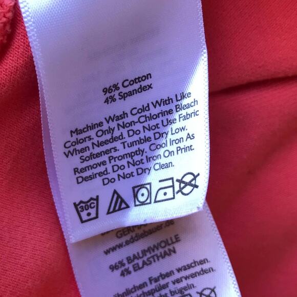 Eddie Bauer Long Sleeve Button Placket Pink Top - Picture 9 of 9